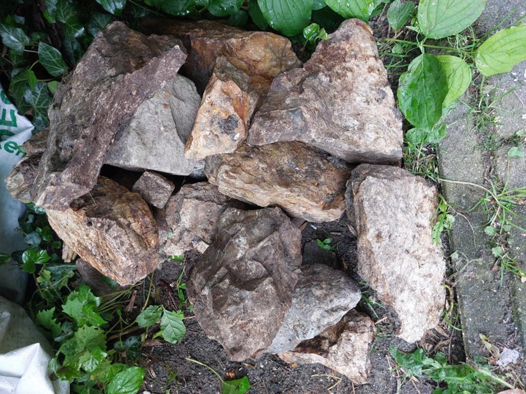 Natuurstenen, verschillende vormen, Tuin en Terras, Tegels en Klinkers, Ophalen, Gebruikt, Overige typen, Natuursteen