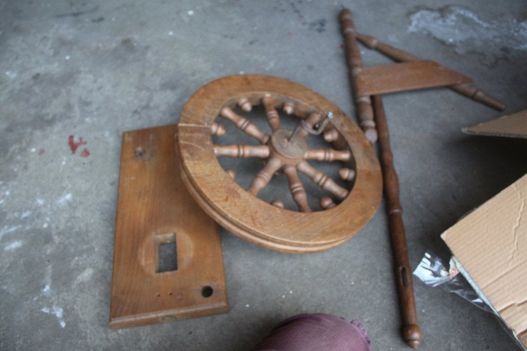 Spinnenwiel, Ophalen of Verzenden, Gebruikt, Spinnewiel