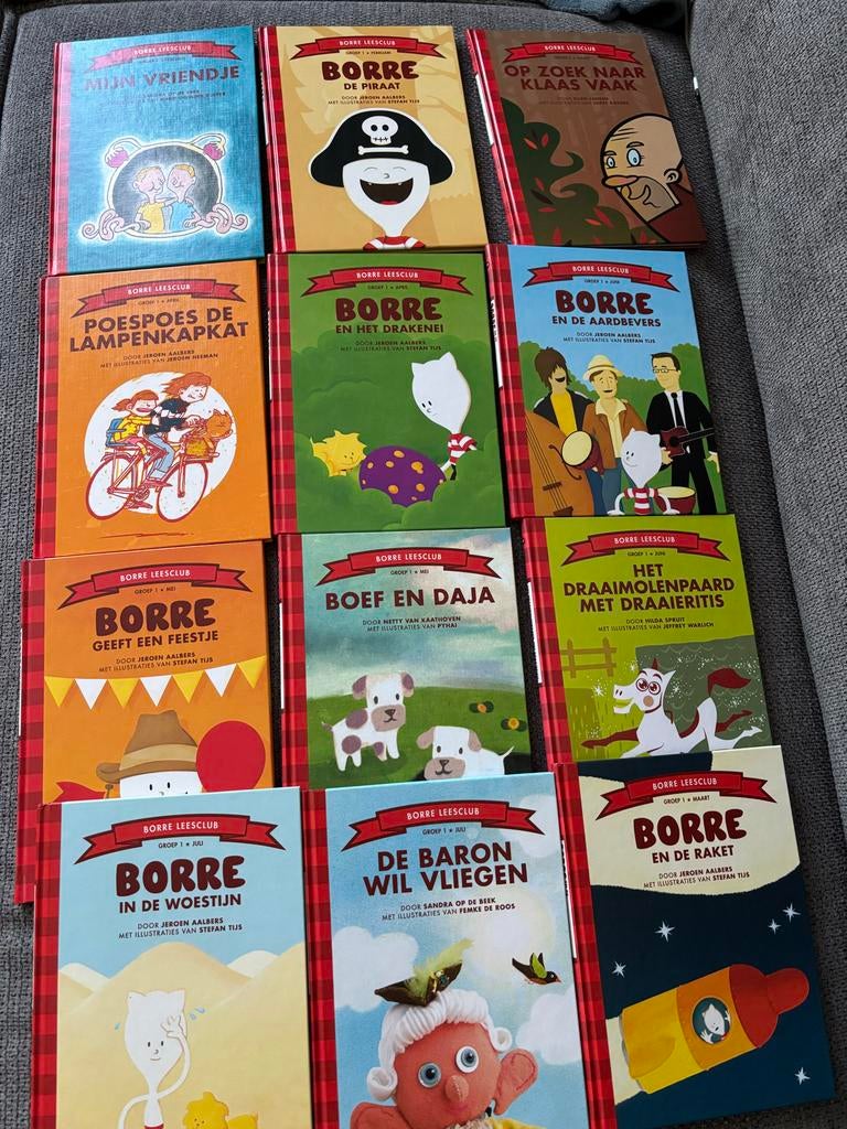 Borre Leesclub Boeken - Grote Collectie voor Kinderen, Ophalen, Zo goed als nieuw, Fictie algemeen