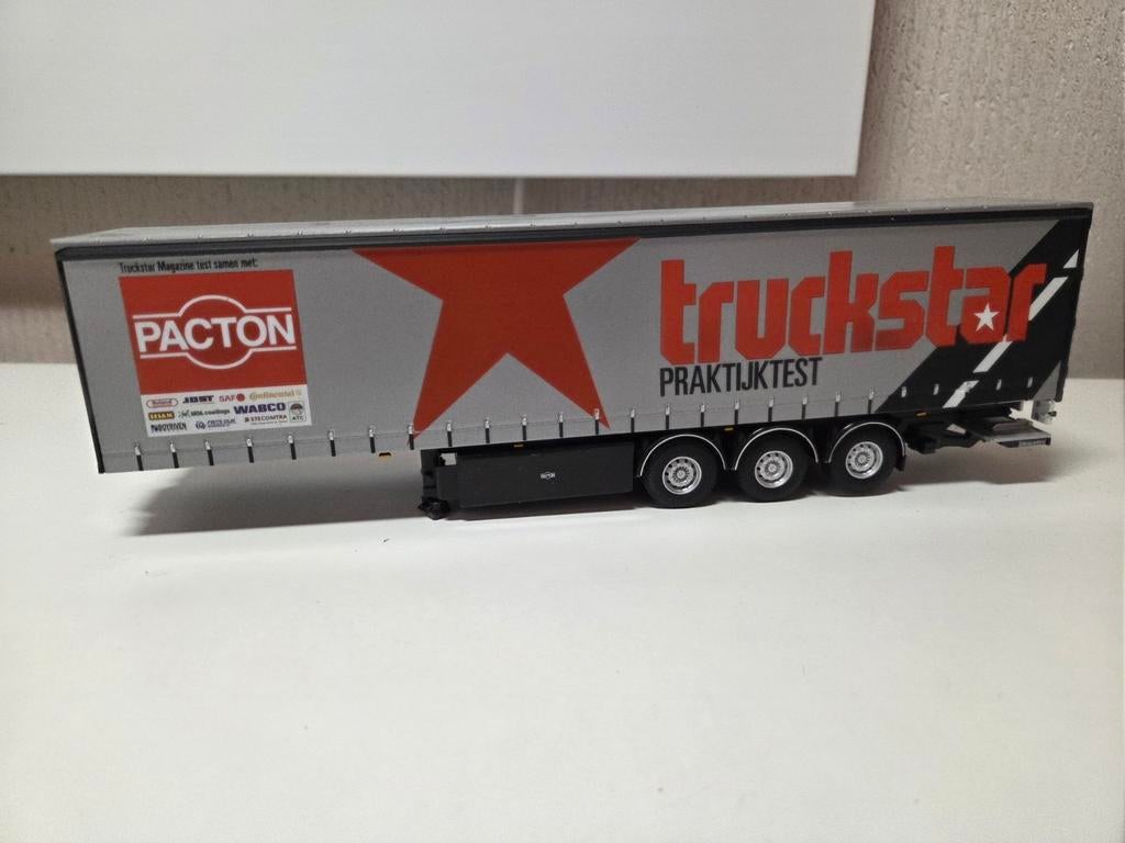 WSI 3 as oplegger Truckstar Praktijktest Pacton, Hobby en Vrije tijd, Modelauto's | 1:50, Ophalen of Verzenden, Zo goed als nieuw