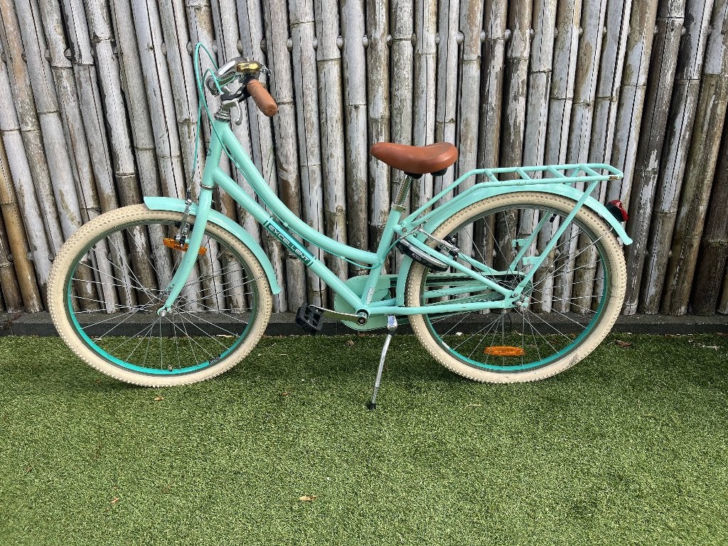 Volare Kinderfiets Excellent 24 inch groen, Ophalen, 20 inch of meer, Gebruikt, Velgrem
