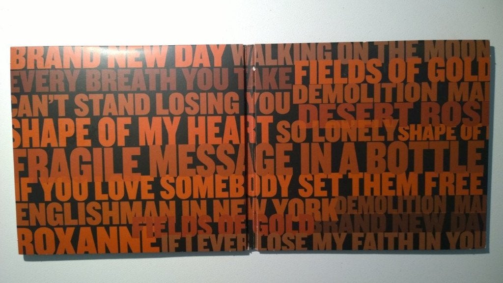 Sting - My Songs, Ophalen of Verzenden, Zo goed als nieuw, Pop, Album