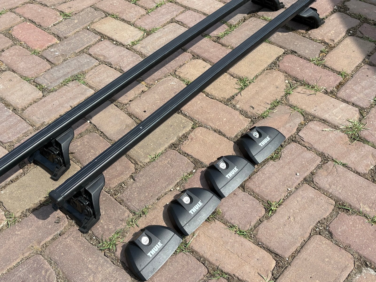 Thule dakdragerset - Gebruikt maar in goede staat, Auto diversen, Dakdragers, Ophalen, Gebruikt