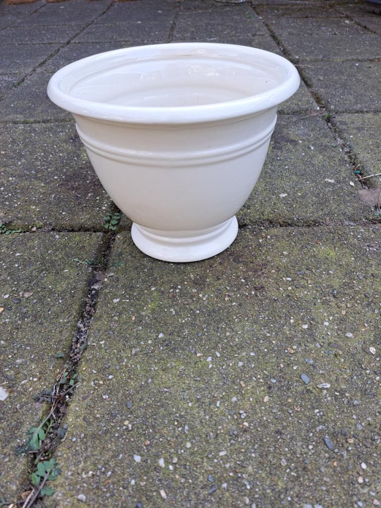 Hele mooie grote bloempot zgan, Tuin en Terras, Bloempotten, Ophalen, Zo goed als nieuw