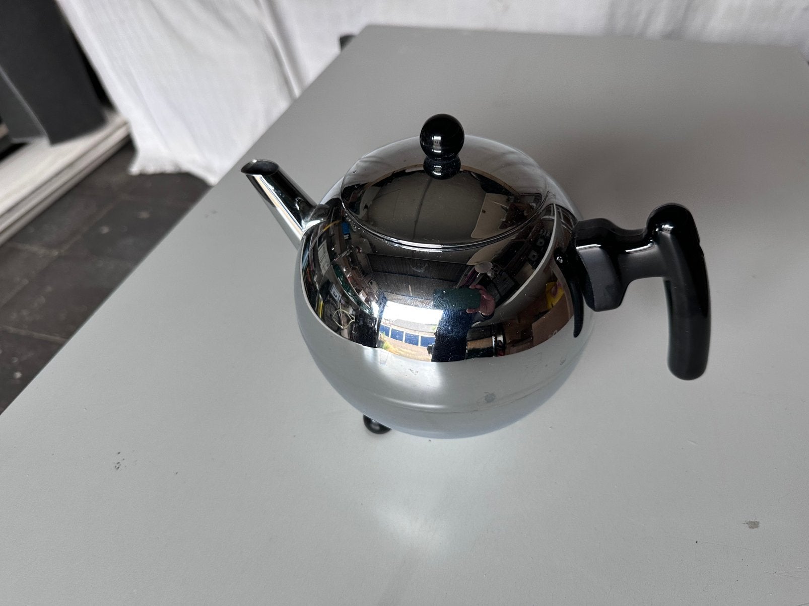 Vintage Bredemeijer theepot duet bella, Huis en Inrichting, Keuken | Potten en Pannen, Ophalen of Verzenden, Zo goed als nieuw