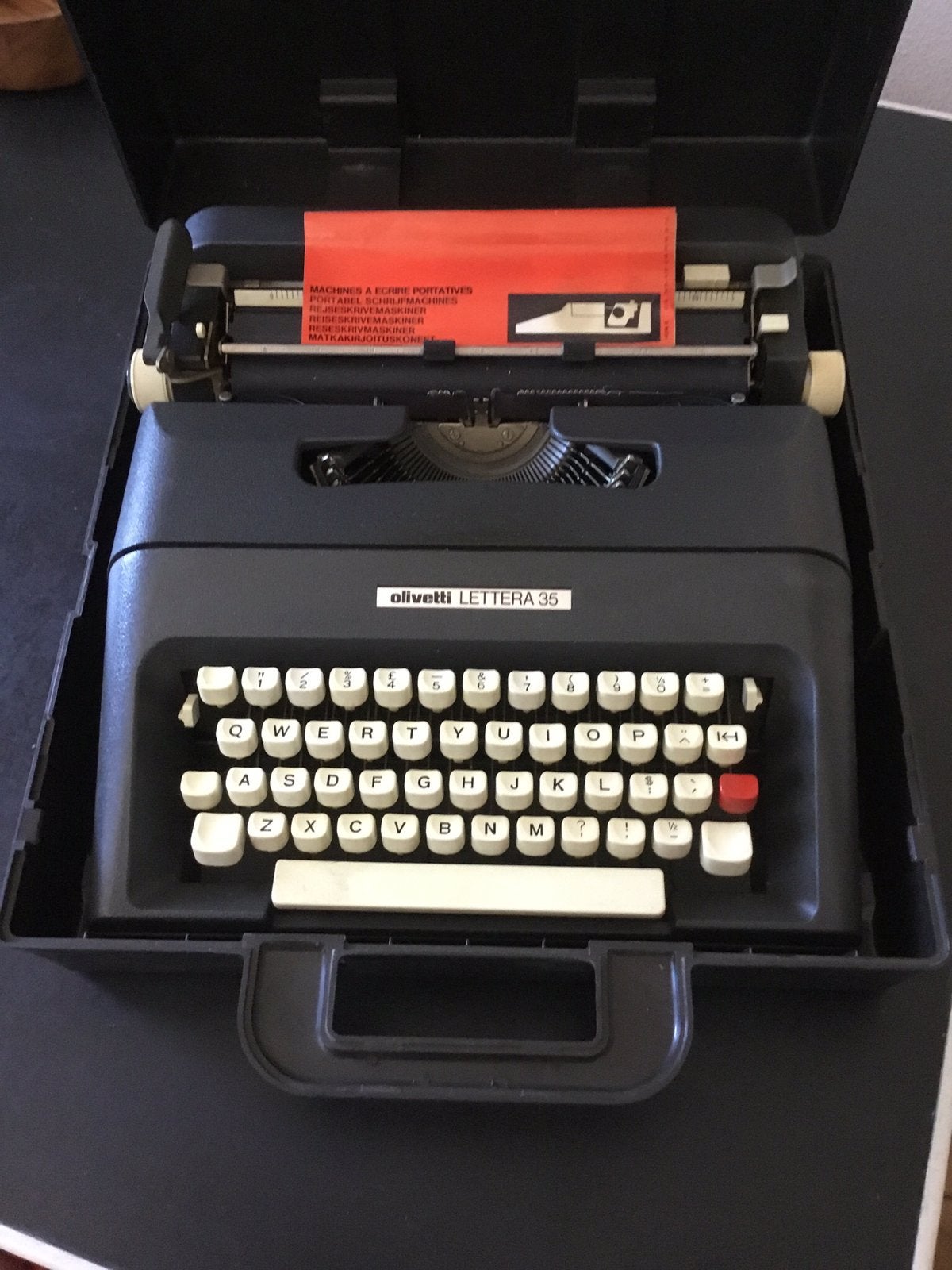 Olivetti lettera 35 ontworpen door Mario Bellini 1972, Ophalen, Gebruikt