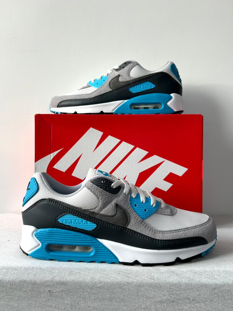 Nike Air Max 90 Platinum Tint Blue Lightning (EU 45), Blauw, Nike, Nieuw, Ophalen of Verzenden