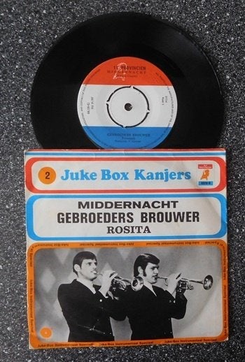 Gebr. Brouwer - middernacht & Rosita (vanaf € 1,75), Ophalen of Verzenden, Zo goed als nieuw, 7 inch, Levenslied of Smartlap