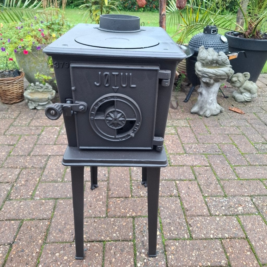 jotul 379 slanke lange poten, Ophalen, Houtkachel, Zo goed als nieuw, Vrijstaand