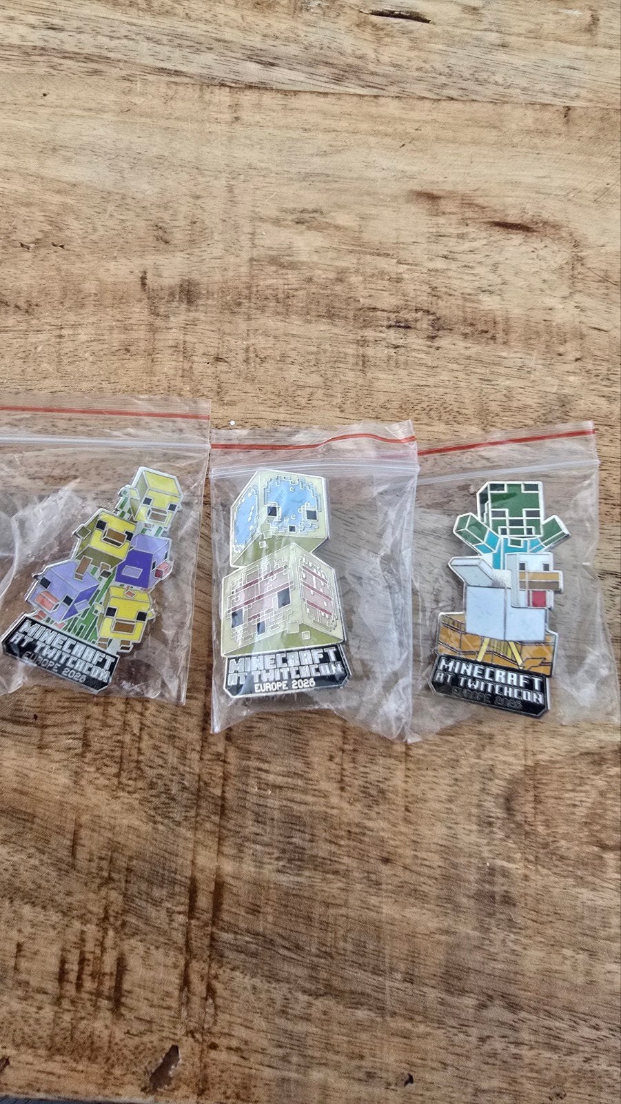Minecraft Twitch con 2026 Rotterdam pins speld twitchcon, Hobby en Vrije tijd, Spaarzegeltjes, Ophalen of Verzenden, Winkel, Super of Benzinepomp