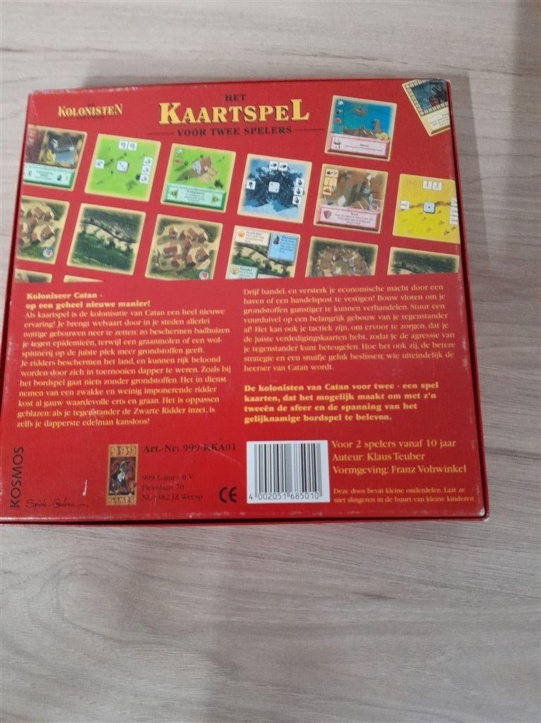 Kolonisten van catan het kaartspel - 999 games - s3135, Hobby en Vrije tijd, Gezelschapsspellen | Bordspellen, Verzenden, Zo goed als nieuw