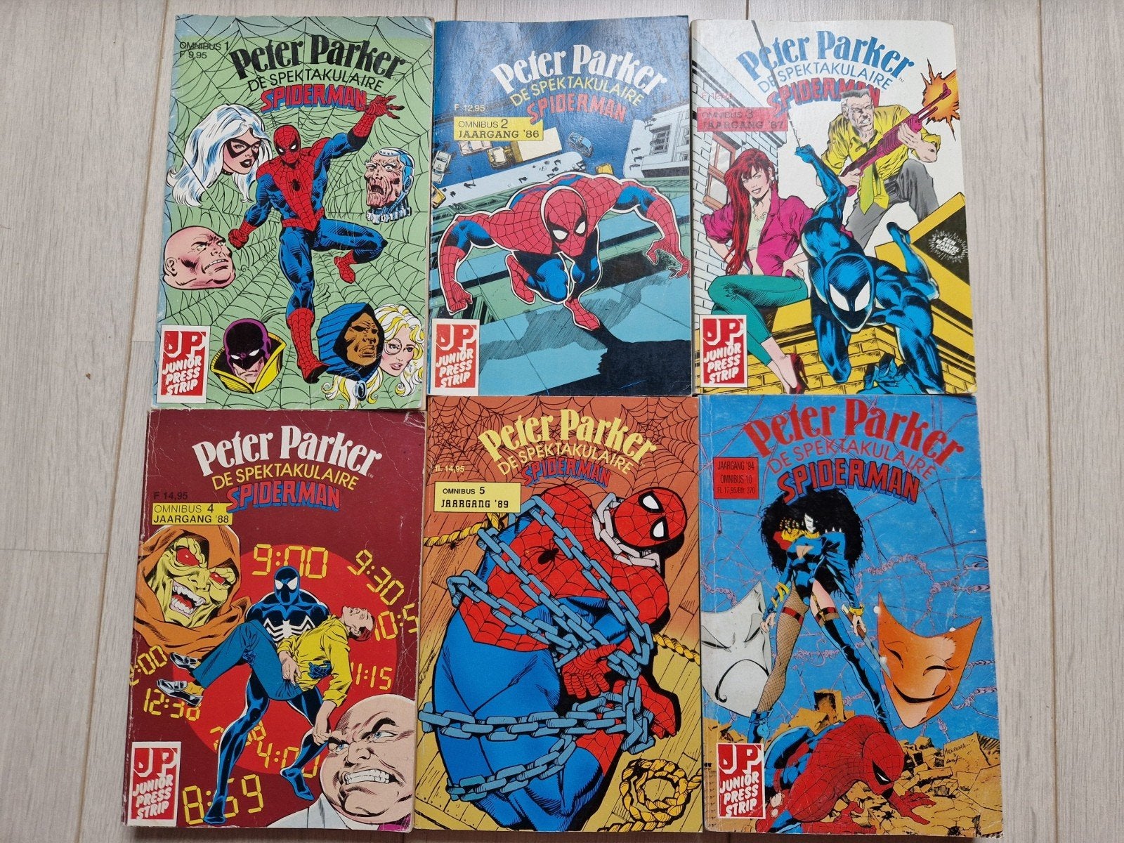 6 x peter parker de spektakulaire spider-man omnibussen, Meerdere comics, Ophalen of Verzenden, Zo goed als nieuw, Europa