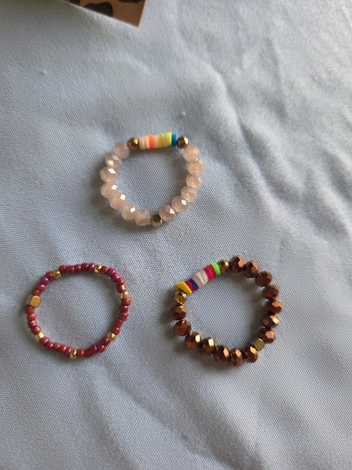 Minre ringen, Overige materialen, Overige kleuren, Ophalen of Verzenden, Zo goed als nieuw