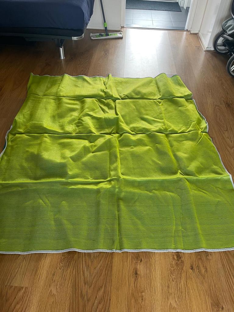 Zandvrij Strandlaken/Picknickkleed - Blauw/Groen 180x180cm, Ophalen of Verzenden, Nieuw