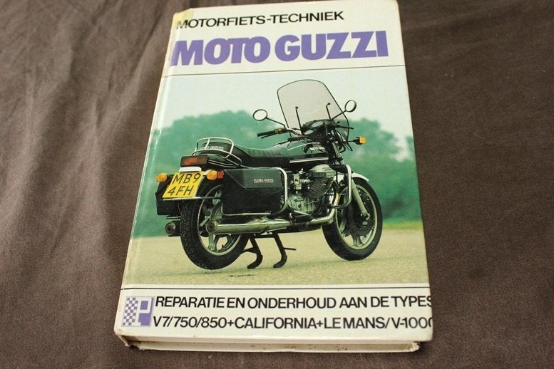 Moto Guzzi V7 750S  850T  Le Mans V-1000 werkplaatsboek, Ophalen of Verzenden, Moto Guzzi