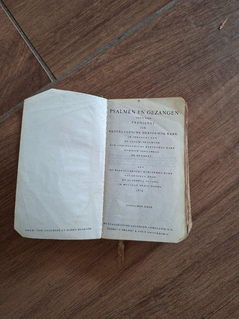 Liedboek 1938 Psalmen en Gezangen - 15e druk Joh. Enschedé, Ophalen, Onbekend