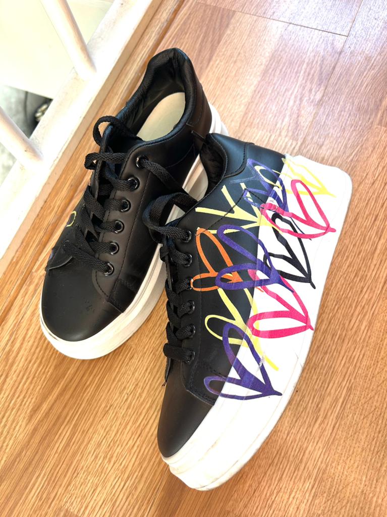 Sneakers Les Bonbons maat 39, Kleding | Dames, Zwart, Ophalen of Verzenden, Sneakers of Gympen, Zo goed als nieuw