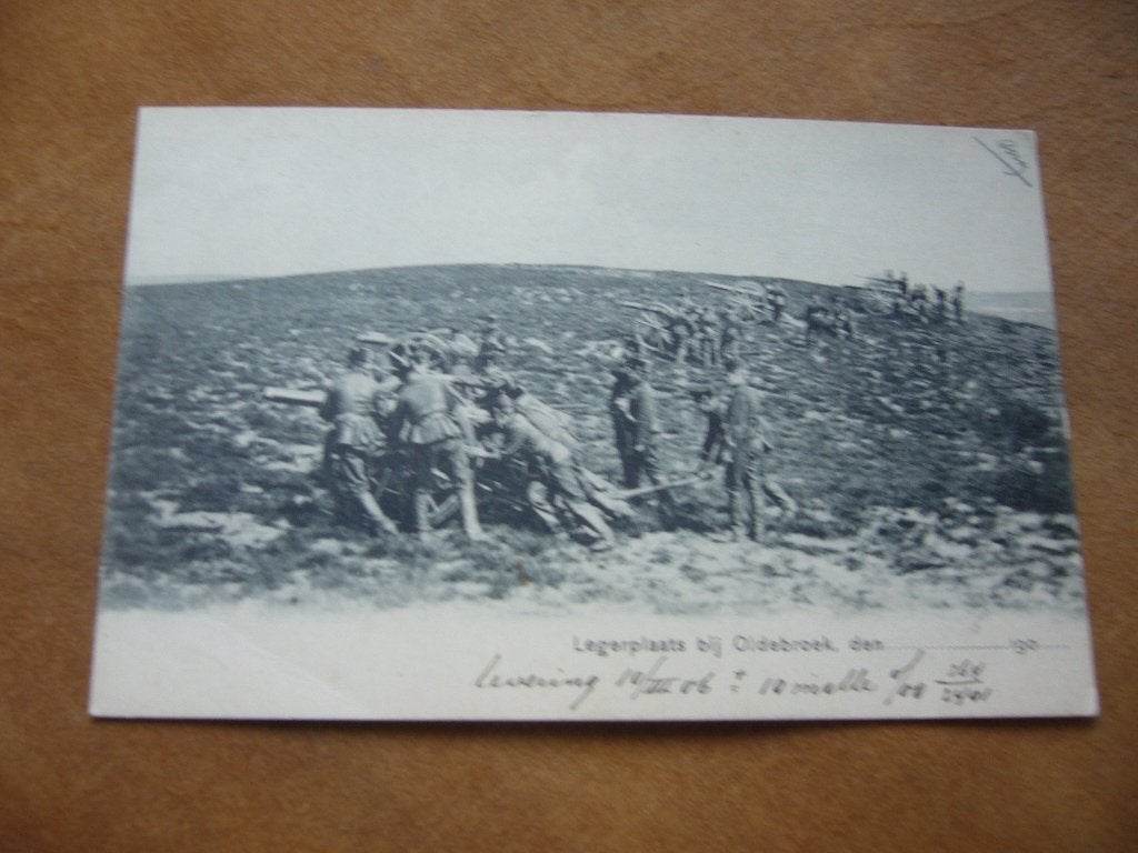 OLDEBROEK  =  LEGERPLAATS BRIEFKAART, Ophalen of Verzenden, Voor 1920, Ongelopen, Gelderland