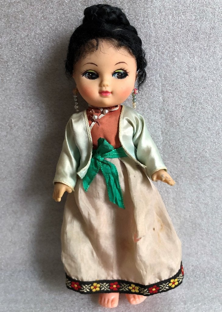 Vintage Popje Pop 23 cm, Verzamelen, Poppen, Ophalen of Verzenden, Gebruikt, Pop