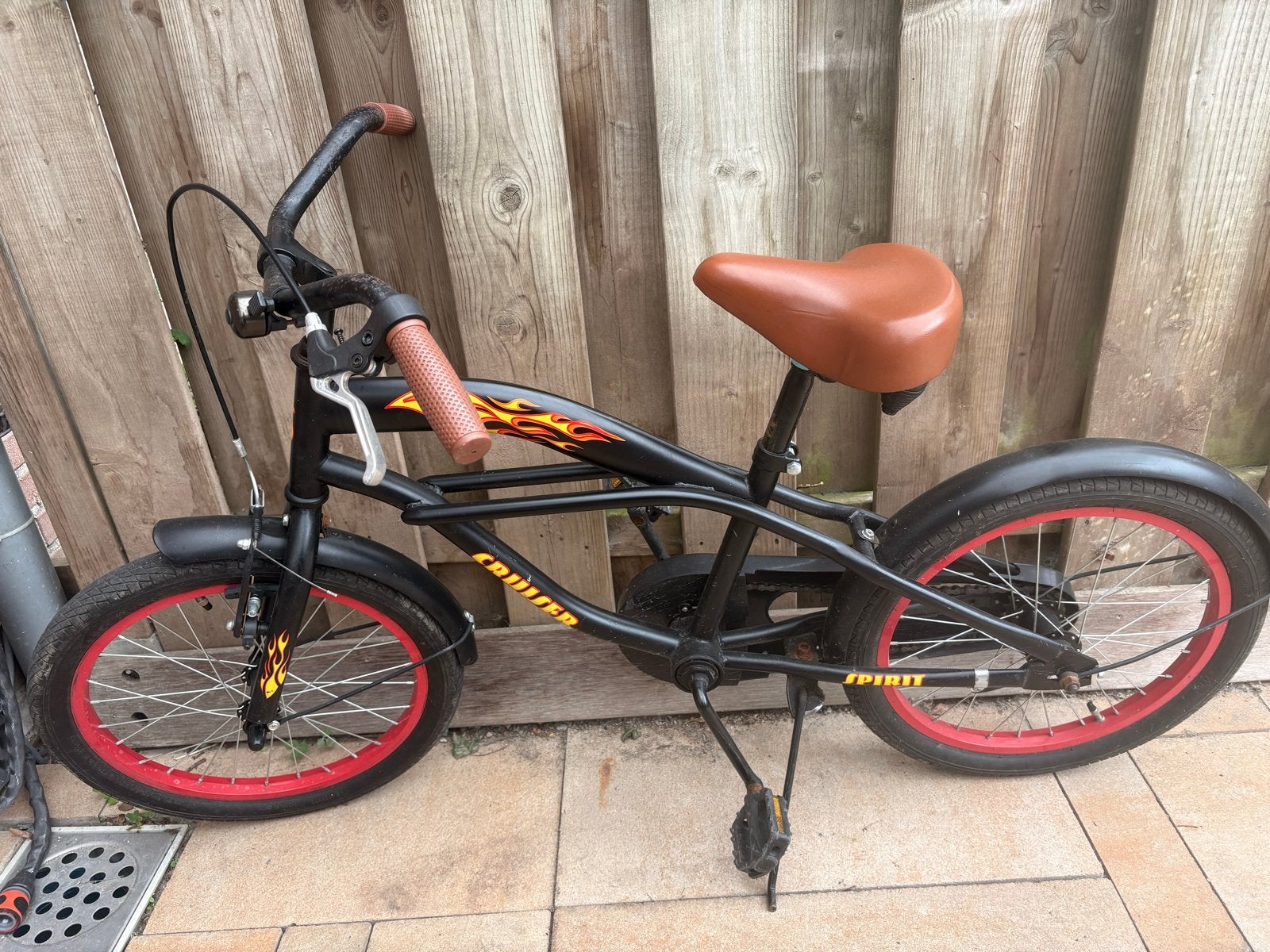 Spirit Cruiser kinderfiets - 20 inch, Fietsen en Brommers, Ophalen, Terugtraprem, Staal, 16 tot 20 inch