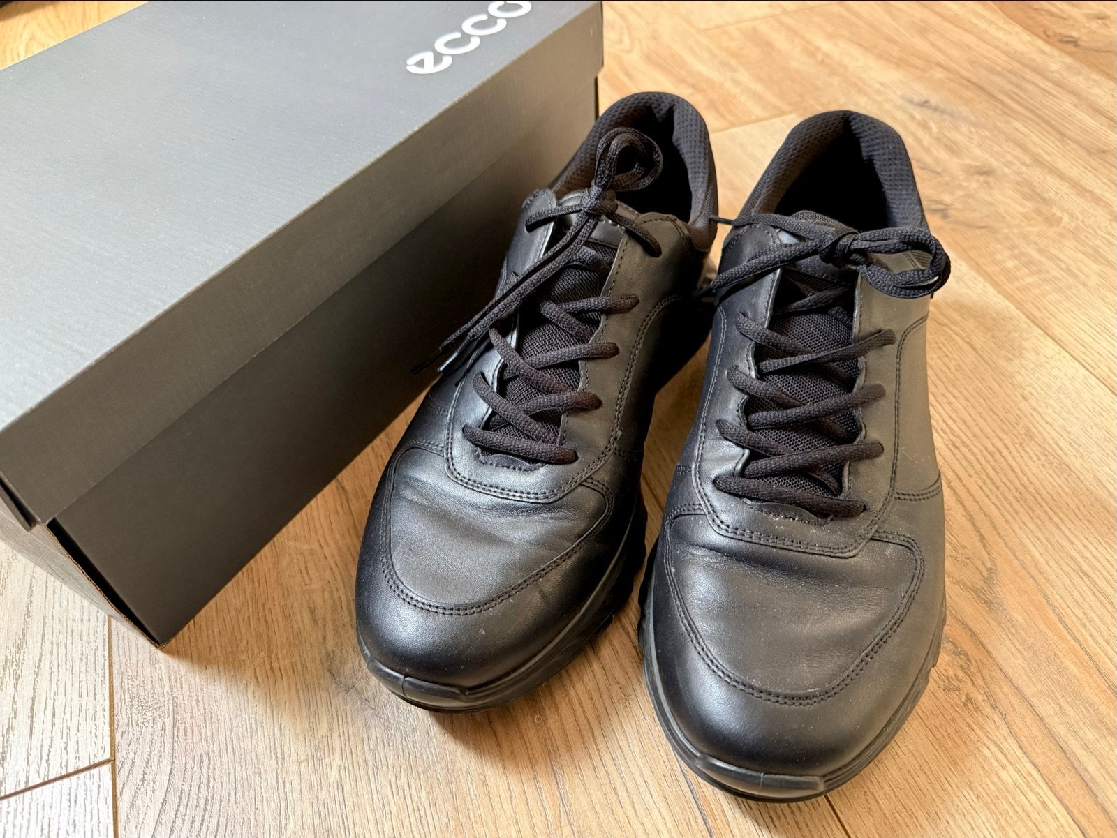 Ecco ‘Exostride’ Heren Sneakers (mt. 46), Ophalen of Verzenden, Gedragen, Zwart, Sneakers of Gympen