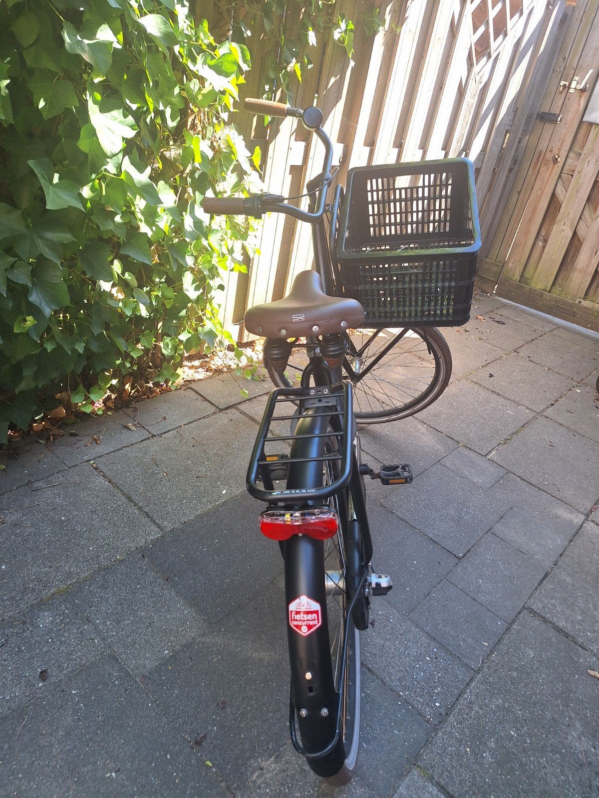 Cortina U4 Transportfiets Mini 26 inch- zwart (incl krat), Terugtraprem, Versnellingen, Zo goed als nieuw, Minder dan 47 cm