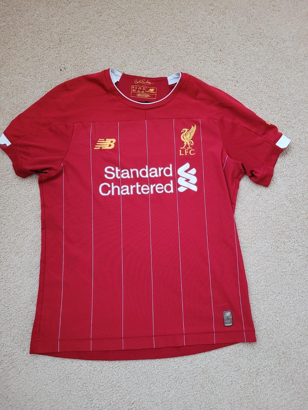 Liverpool FC shirt maat 158, New Balance, Overige maten, Ophalen of Verzenden, Zo goed als nieuw
