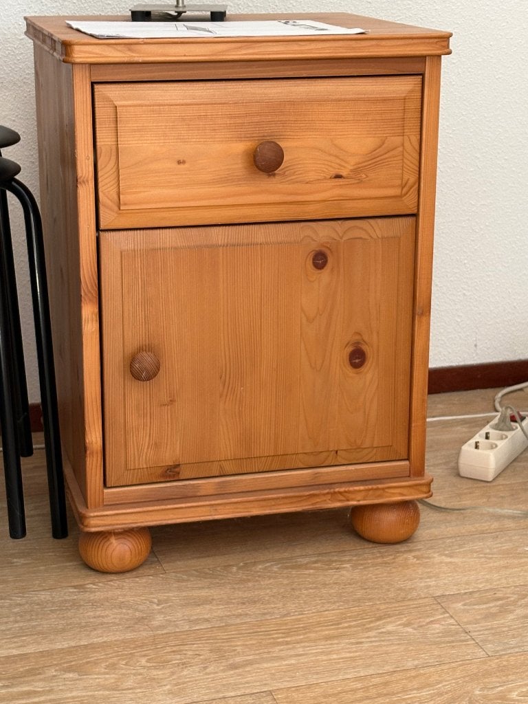 Nachtkastje, Huis en Inrichting, Ophalen, Gebruikt, 55 tot 70 cm, 45 tot 65 cm