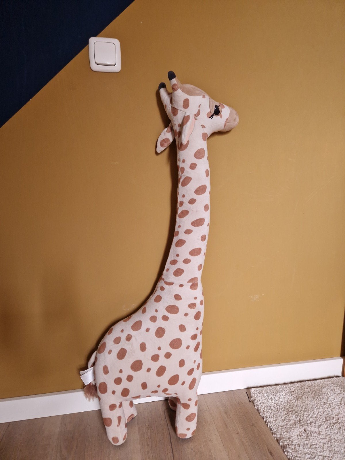 Grote knuffel giraf - Zo goed als nieuw, Overige merken, Giraf, Overige karakters, Ophalen of Verzenden