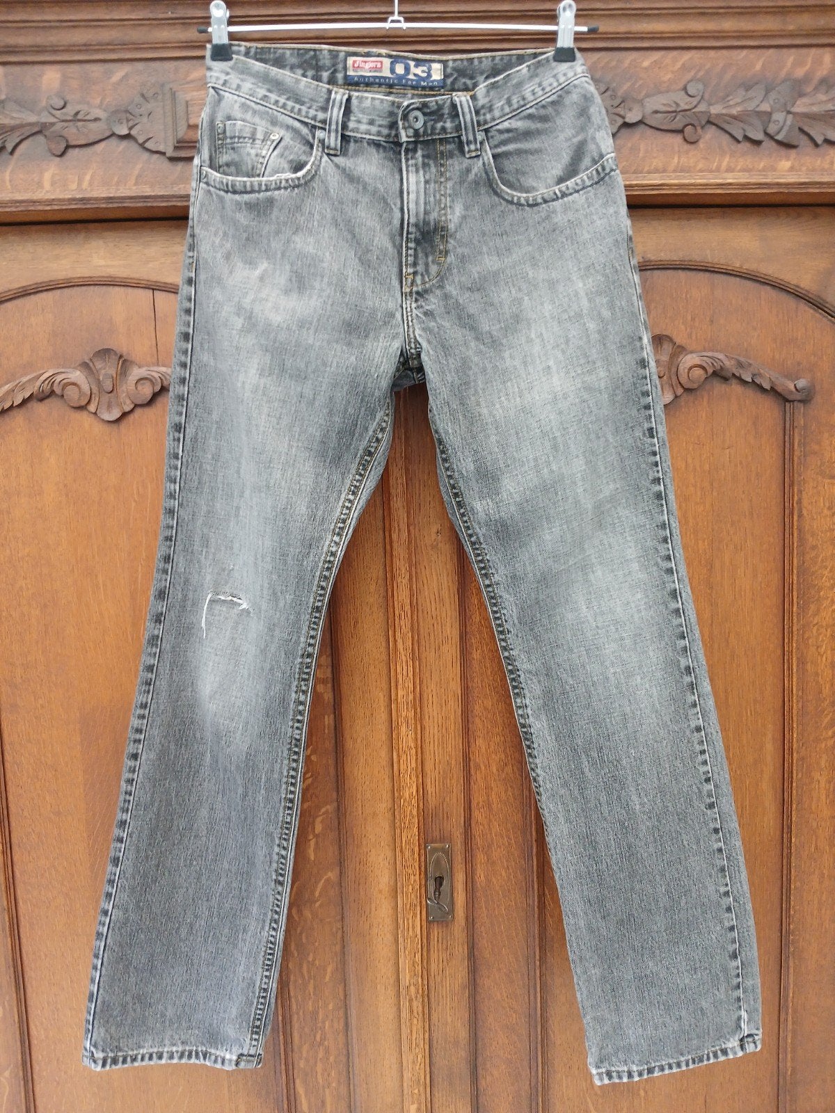 Jinglers Grijze Jeans Maat 32/34, Ophalen of Verzenden, Gedragen, Grijs, W32 (confectie 46) of kleiner