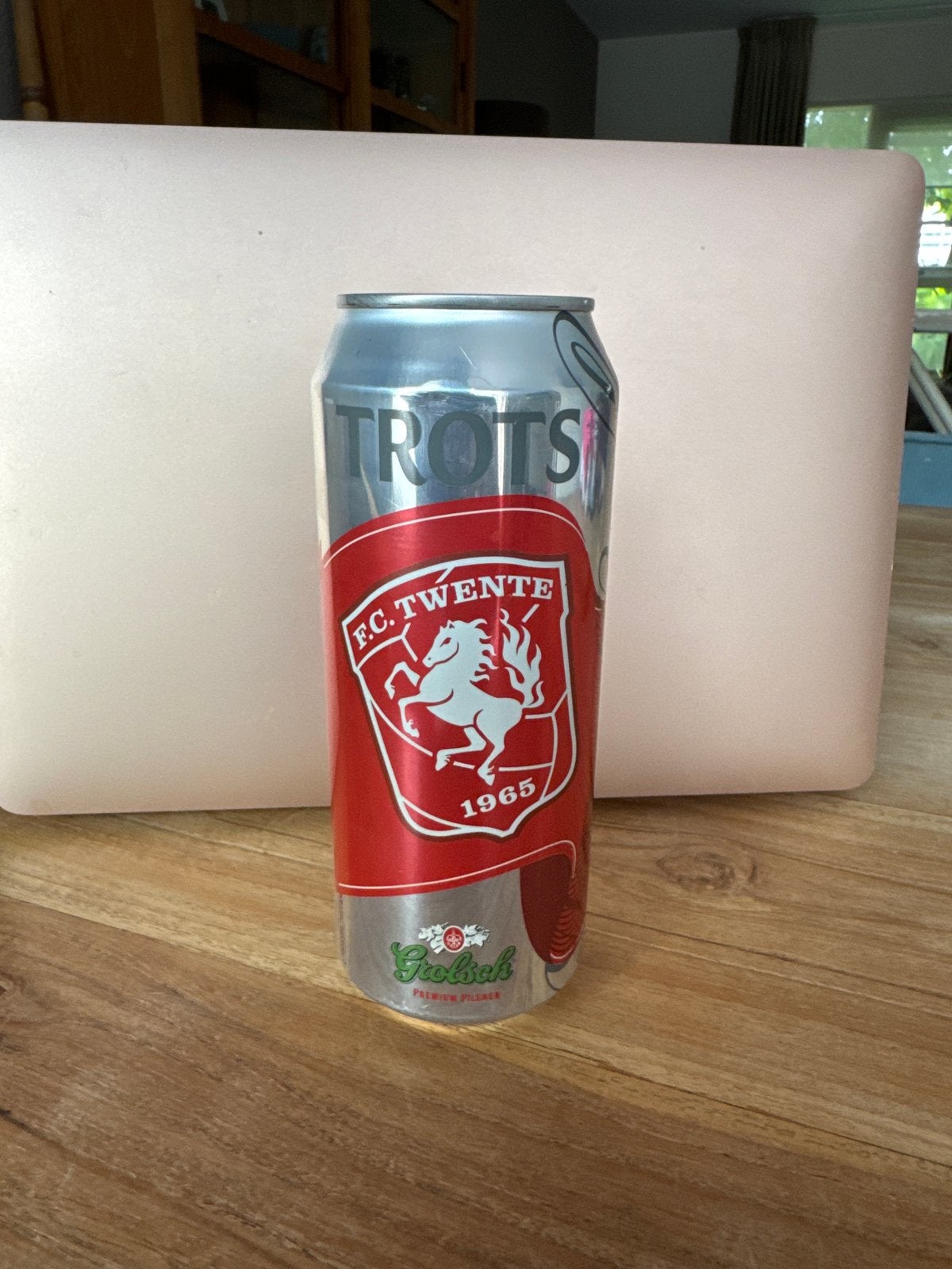 FC Twente Grolsch bierblik 2010 - Ongeopend, Ophalen of Verzenden, Zo goed als nieuw, Verpakking