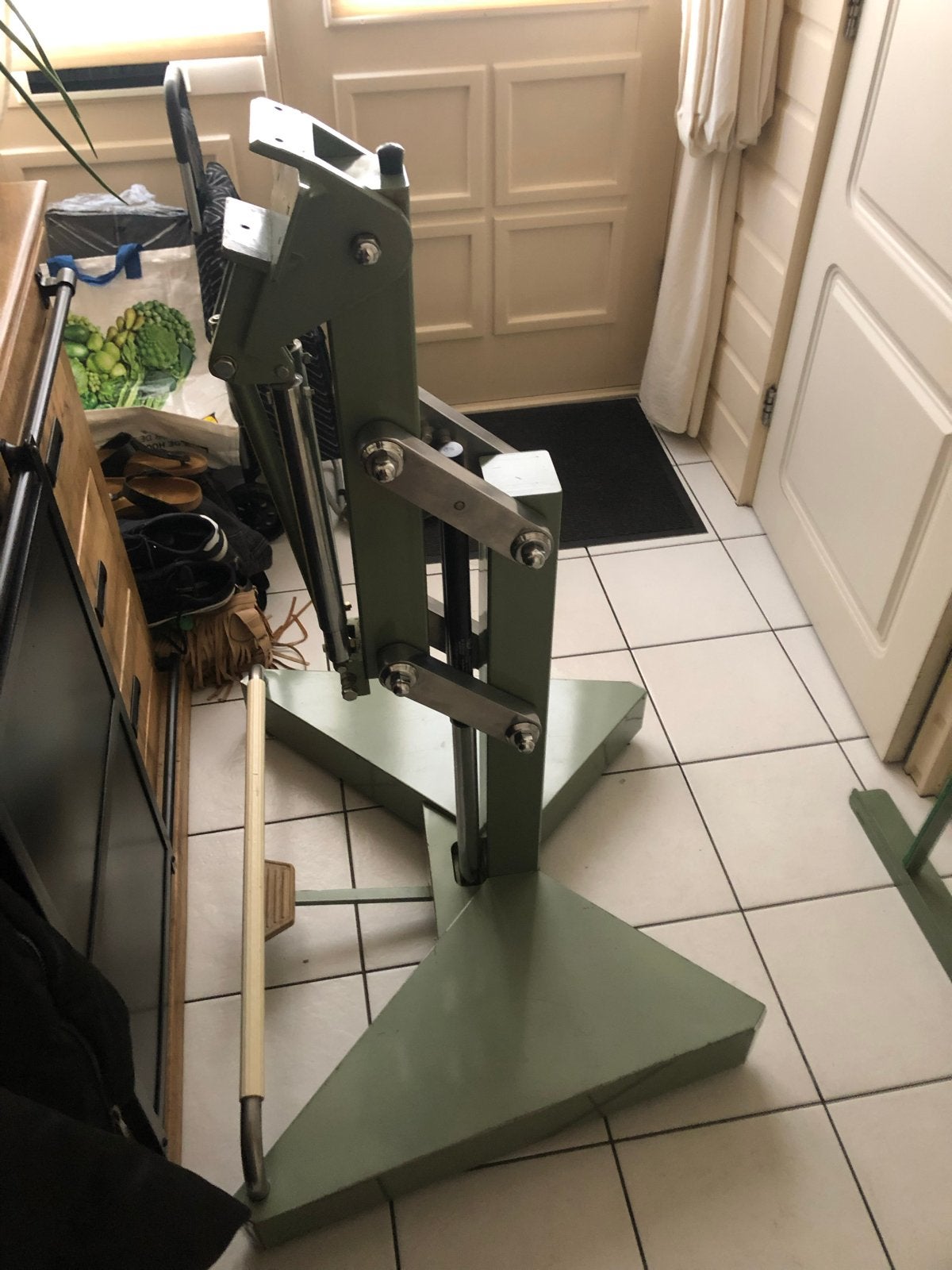 Tekentafel Stabilus Bieffe met tekenblad, Ophalen, Gebruikt, 130 tot 150 cm