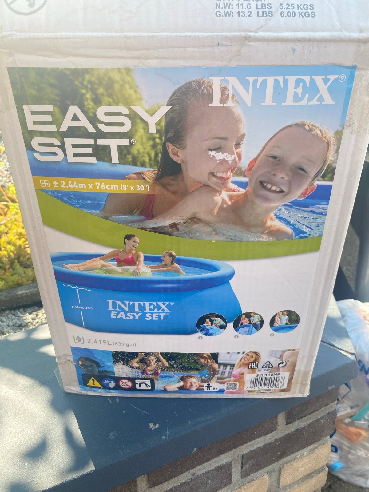 Intex Solar Cover noppenfolie 366 cm zwembadafdekzeil, Minder dan 80 cm, Rond, Ophalen of Verzenden, Opzetzwembad
