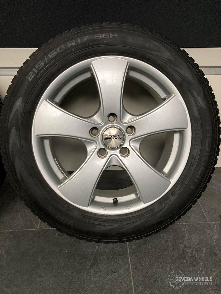 17'' Nissan Qashqai J10 J11 velgen + winterbanden 5x114.3, Auto-onderdelen, Banden en Velgen, -, -, Banden en Velgen, 17 inch