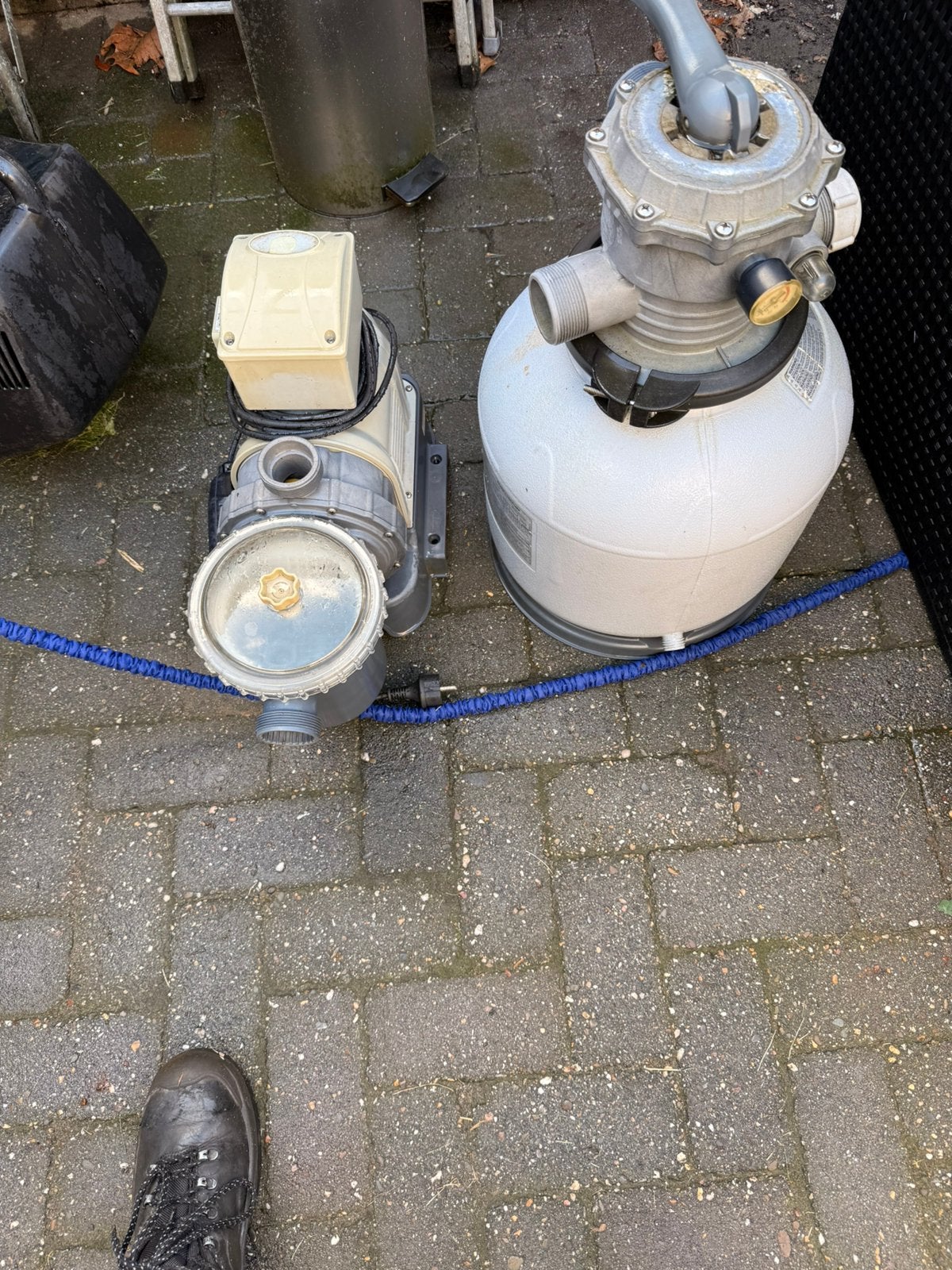 Intex zandfilterpomp, Ophalen, Gebruikt