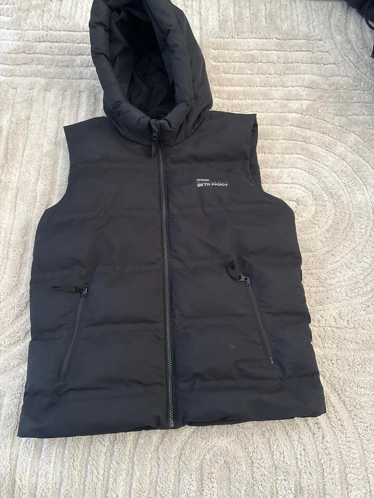 C&A Zwarte Bodywarmer Maat 158 Waterafstotend Winddicht, Ophalen of Verzenden, Zo goed als nieuw, Maat 46/48 (XL) of groter, Zwart