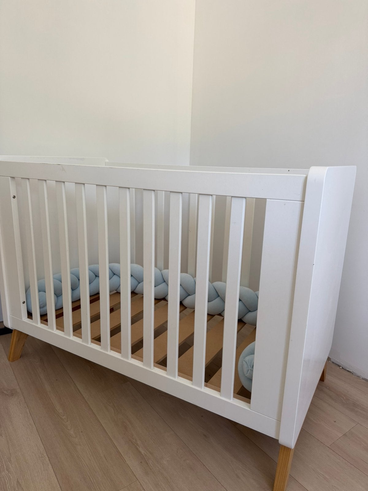 Meegroei Ledikant petite amelie, Ophalen, Zo goed als nieuw, Minder dan 140 cm, Matras