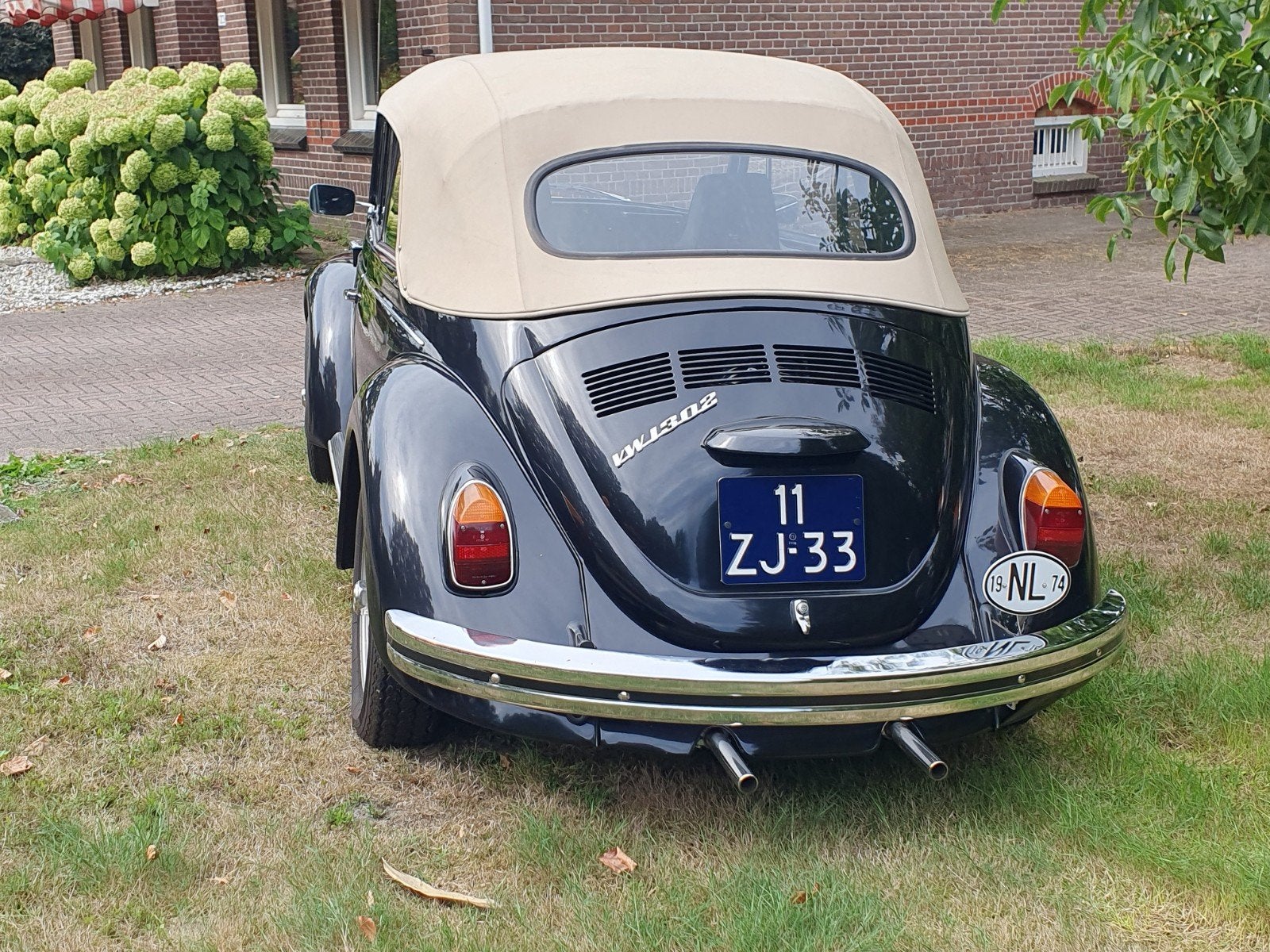 Kever cabriolet 1974 Karmann carrosserie, foto 9