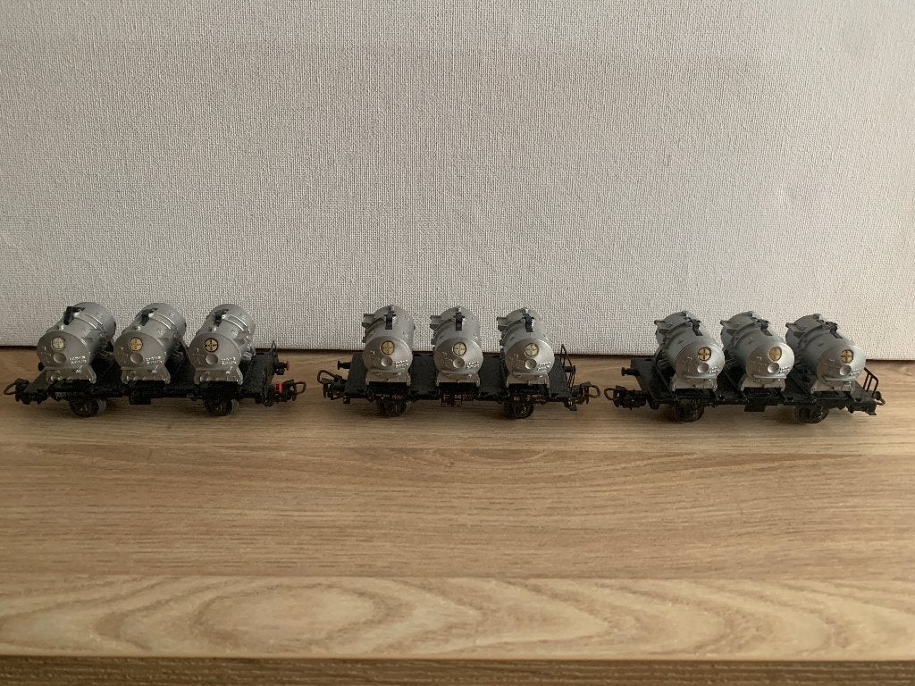Marklin 4520 3 stuks containerwagon DB  BAYER, Hobby en Vrije tijd, Modeltreinen | H0, Gebruikt, Gelijkstroom, Wagon, Ophalen of Verzenden