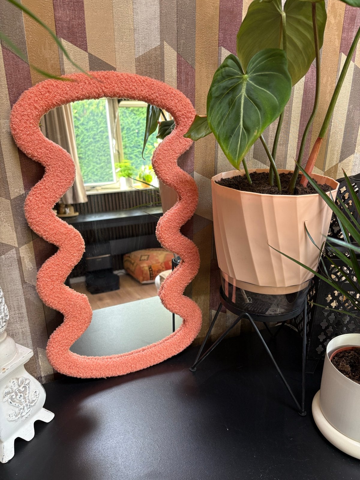 20 Nieuwe Xenos spiegels met terra teddy stof, Minder dan 50 cm, Nieuw, Ophalen of Verzenden, Minder dan 100 cm