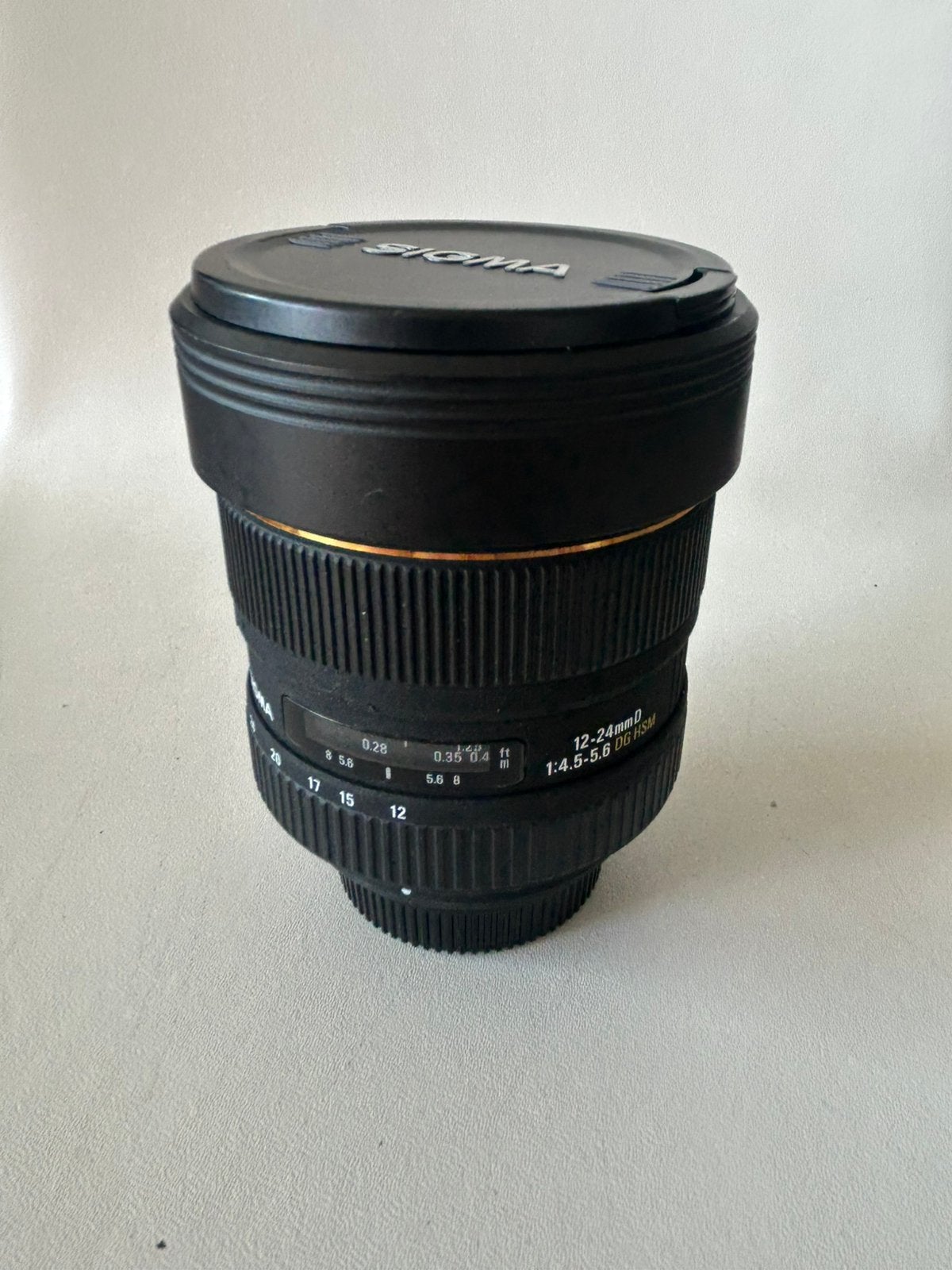 SIGMA 12-24mm / 4.5-5.6D EX DG HSM Camera Lens, Audio, Tv en Foto, Fotografie | Lenzen en Objectieven, Sigma, Zo goed als nieuw