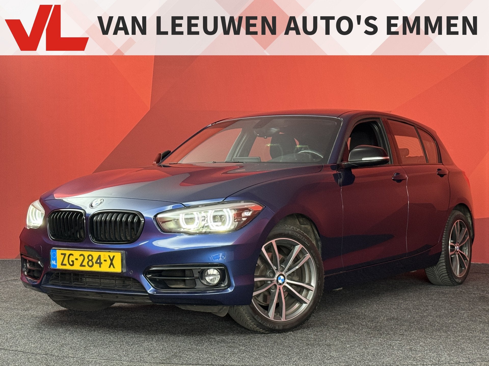 BMW 1-serie 120d Sport Line Edition M-Pakket | Automaat | Tr, Auto's, BMW, Blauw, Origineel Nederlands, Bedrijf, Diesel