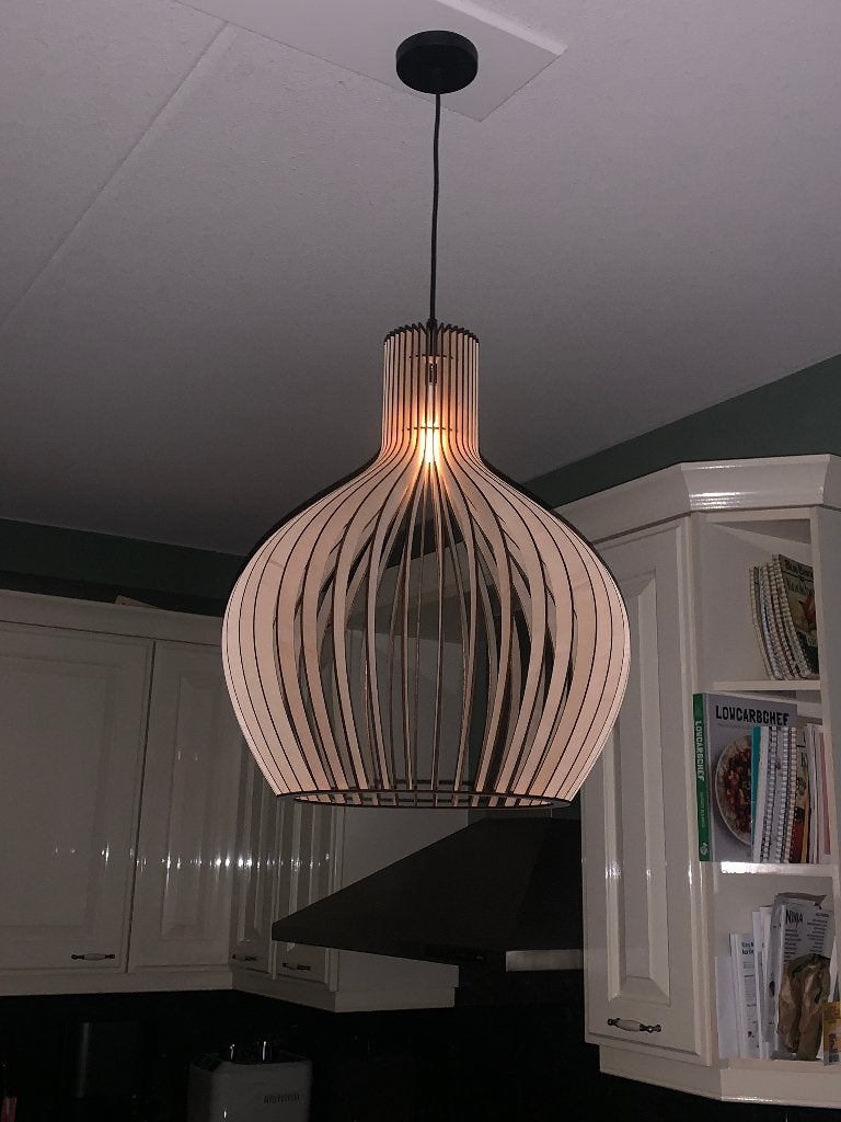 Hanglamp, Ophalen, Gezellig landelijk, Nieuw, E27 (groot)