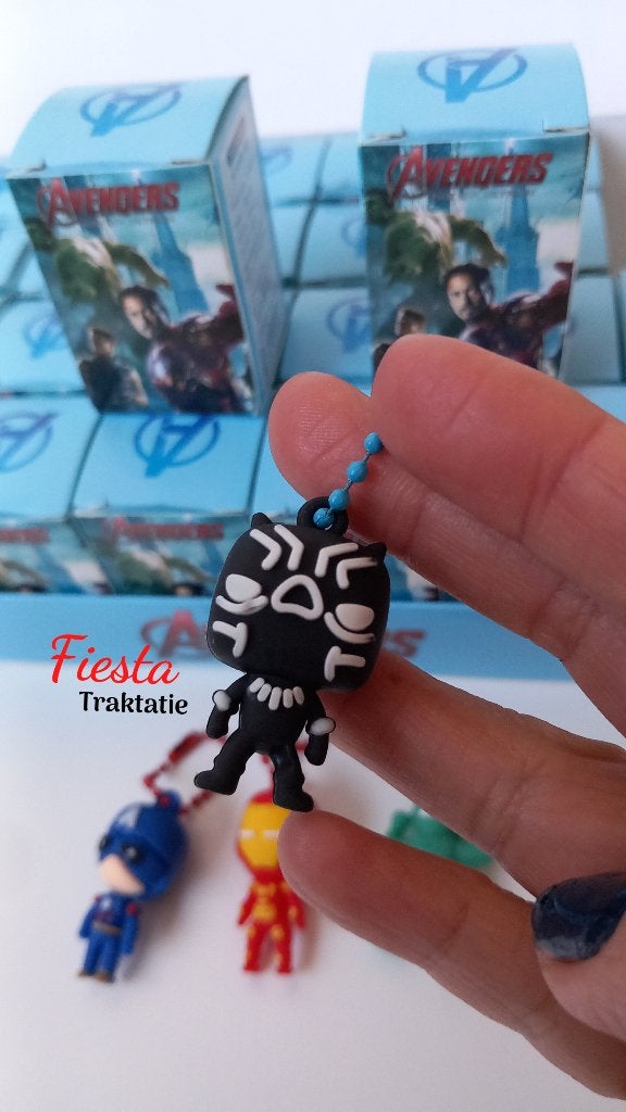 Marvel sleutelhanger traktatie, Hobby en Vrije tijd, Feestartikelen, Ophalen of Verzenden, Nieuw, Feestartikel, Verjaardag
