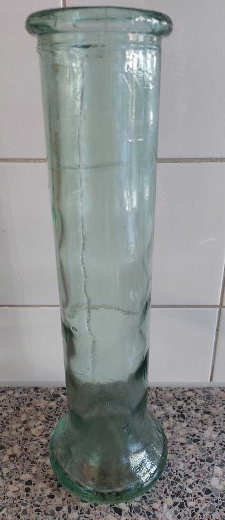 VAAS 4 STUKS, 2 ST. GLAS EN 2 ST. AARDEWERK, Ophalen of Verzenden, Zo goed als nieuw, Overige kleuren, Glas