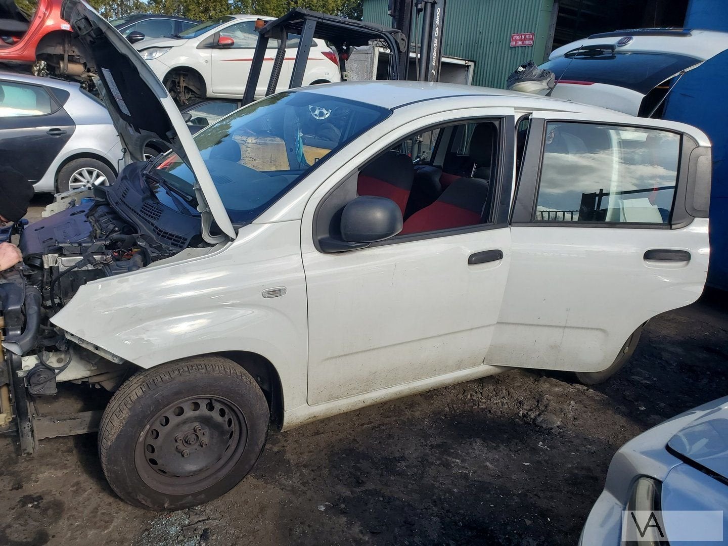 Fiat Panda 2012 - 2020 demontage onderdelen airbag deur enz, Gebruikt, -, -, Ophalen of Verzenden