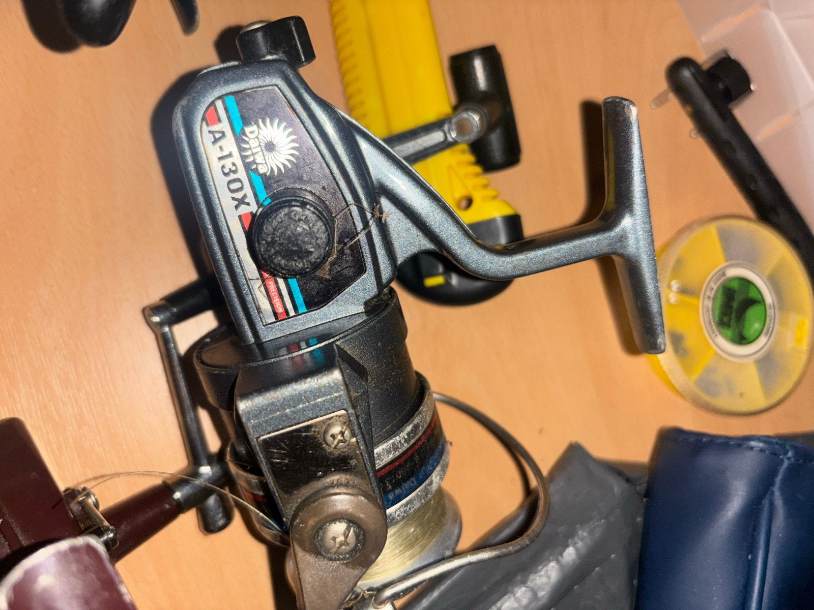 Oldskool: Mitchell, Shakespeare. Daiwa, A-130X, Ophalen, Gebruikt, Molen