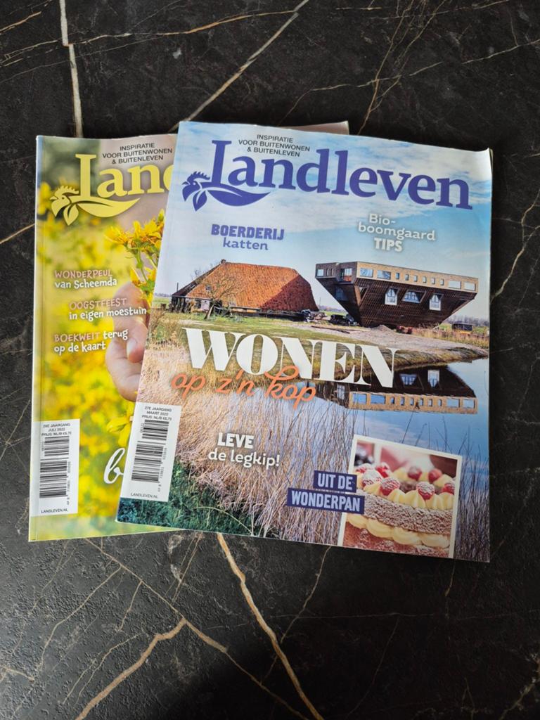 Landleven maart en juli 2022, Boeken, Tijdschriften en Kranten, Ophalen of Verzenden, Gelezen, Overige typen