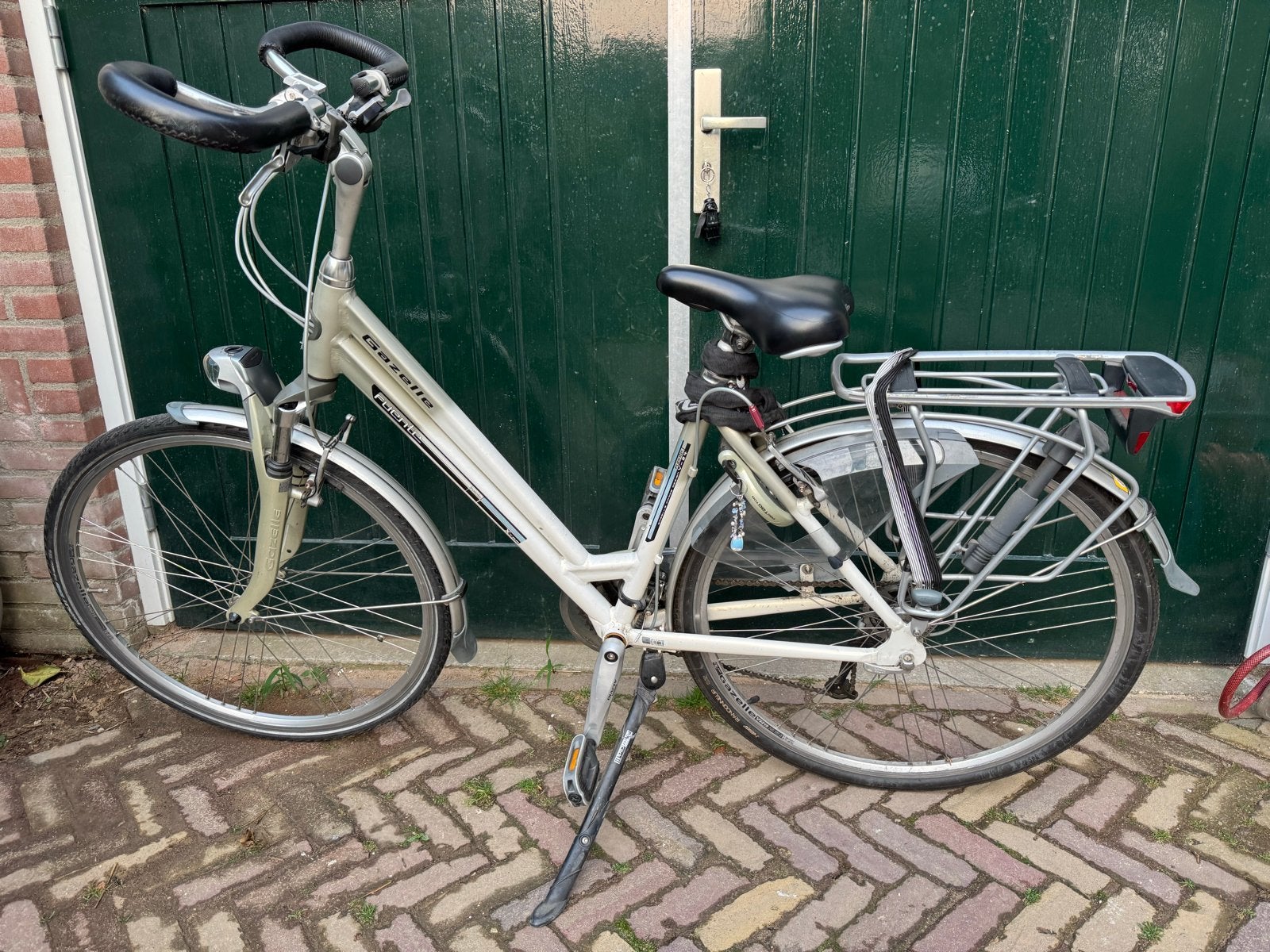 Gazelle Fuente Damesfiets - Goed onderhouden, Fietsen en Brommers, Fietsen | Dames | Damesfietsen, Ophalen, Terugtraprem, Versnellingen