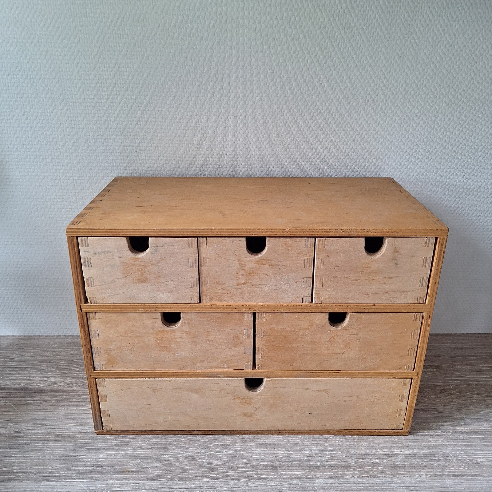Ikea Moppe houten mini ladekast 40x20,5x28,5 cm., Ophalen of Verzenden, Gebruikt